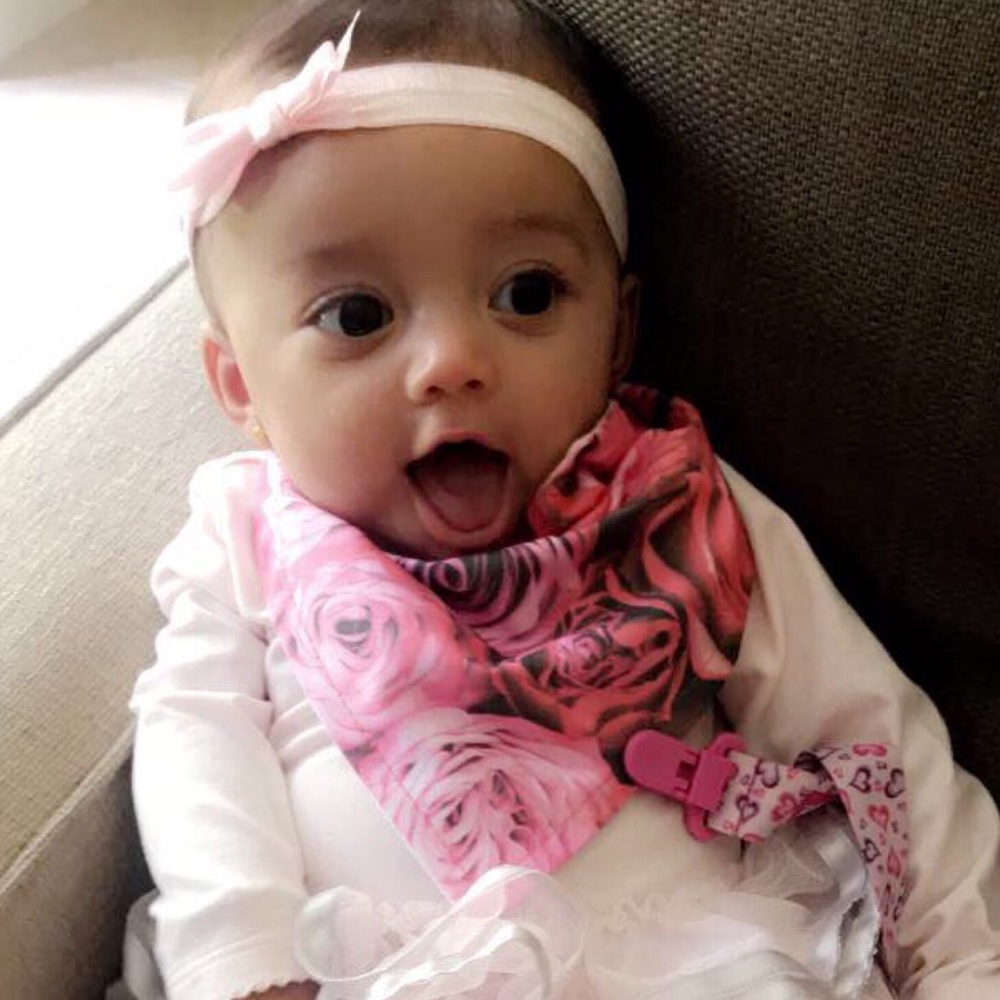 Rose baby bib!